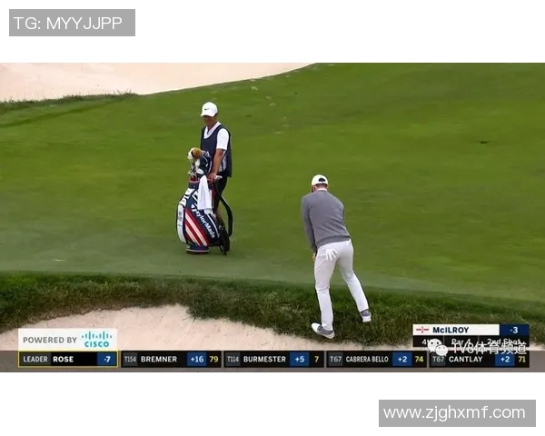 高尔夫球赛激战正酣精彩瞬间展现顶级球员实力与激情